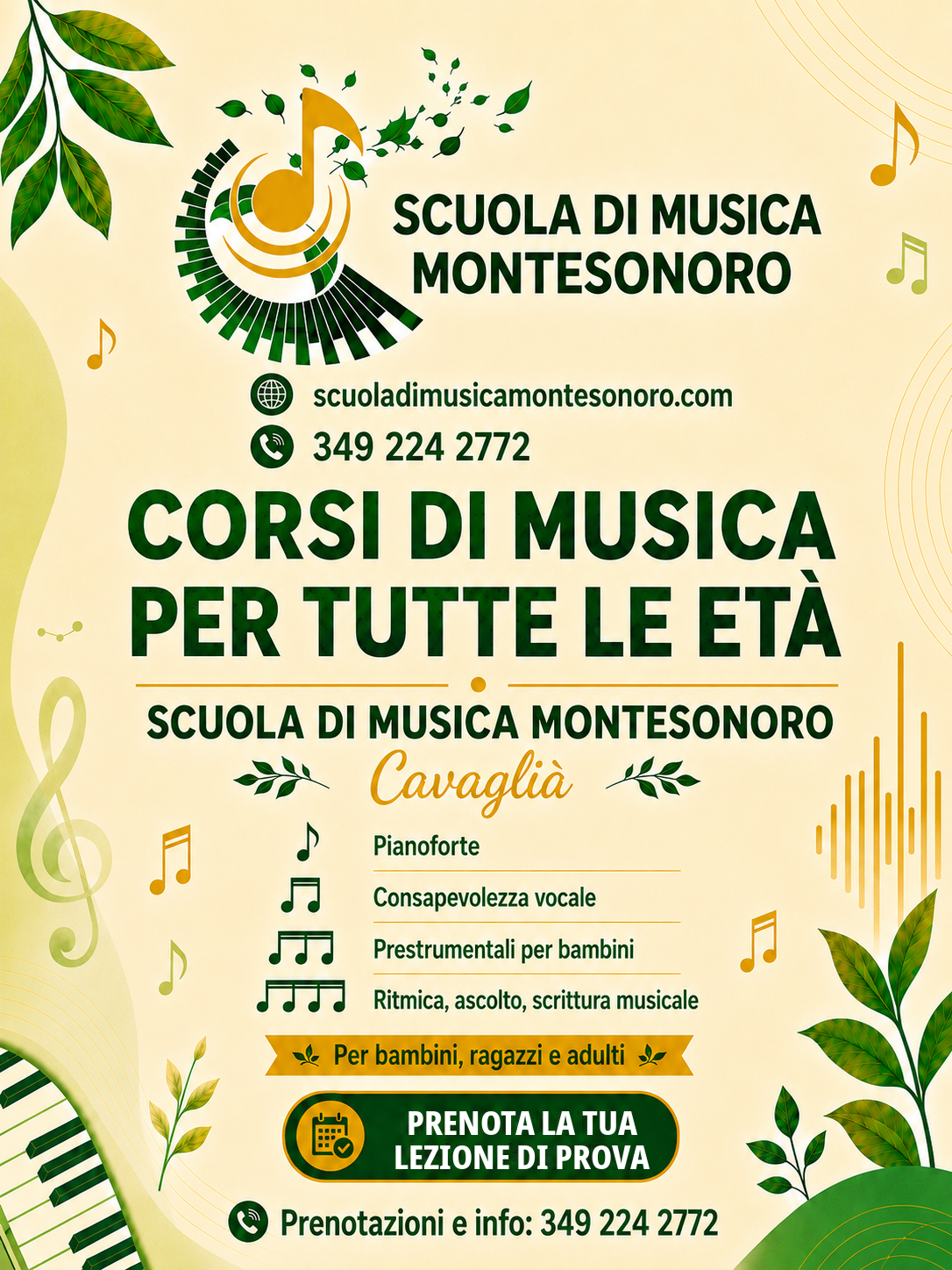 Open Day Scuola di Musica Montesonoro